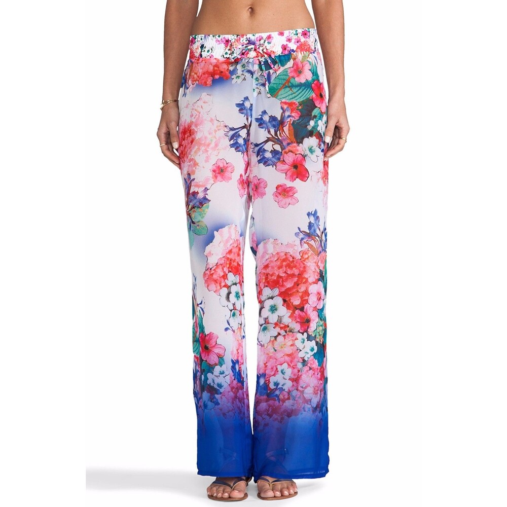 Nanette Lepore Fleur De La Mer Beach Pants Cover Up